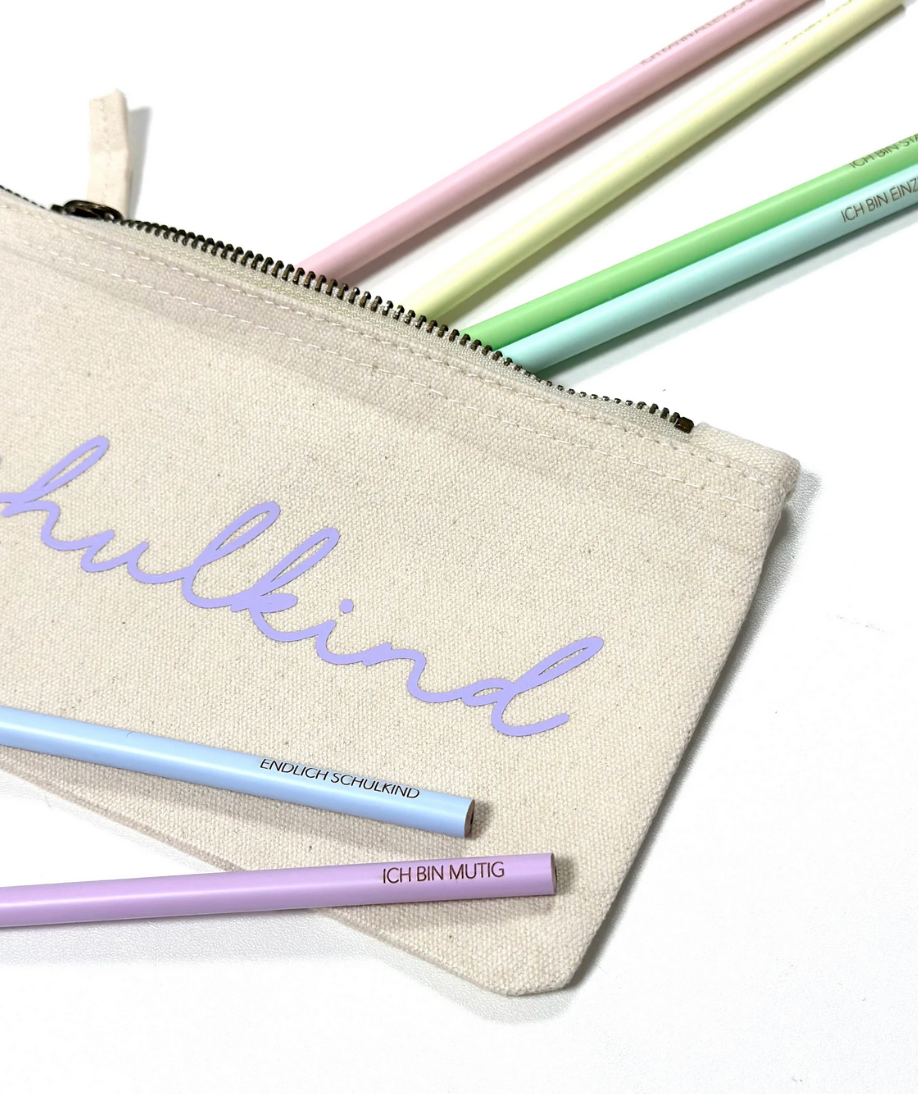 Personalisierter Bleistift Schulkind Einschulung Affirmation | Schulkind 2024 | Geschenk Schulstart I Schultüte Schulstart