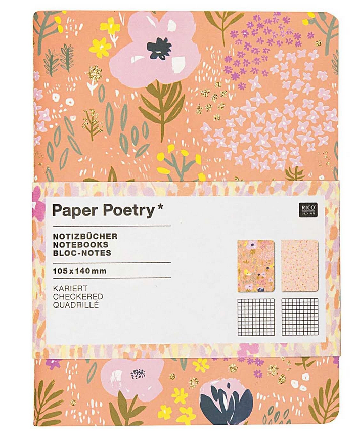 Paper Poetry Notizbücher Crafted Nature Dots A6 40 Seiten