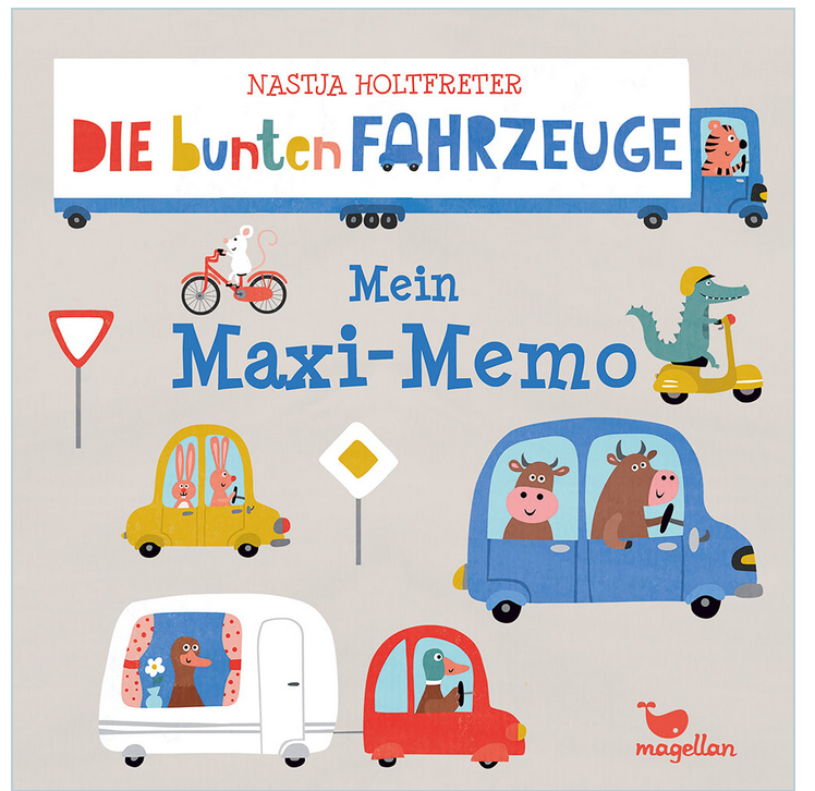 Die bunten Fahrzeuge - Mein Maxi-Memo, Magellan