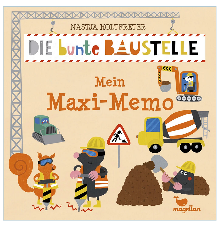 Die bunte Baustelle - Mein Maxi-Memo, Magellan