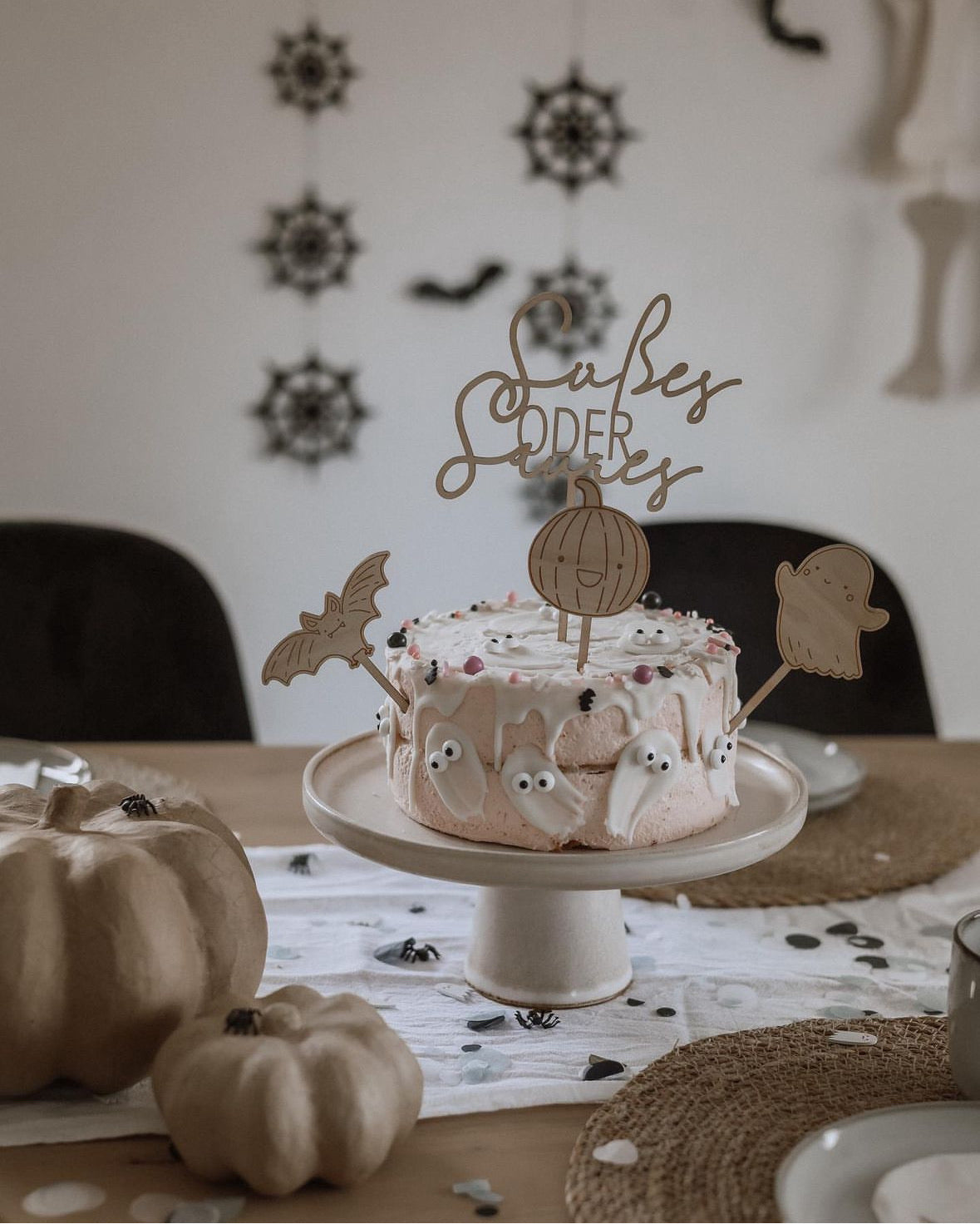 Caketopper Set Süßes oder Saures I Kuchendeko Helloween